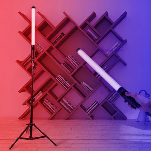LED Handheld Light Stick Photography Light Adjustable Temperature Ice Light